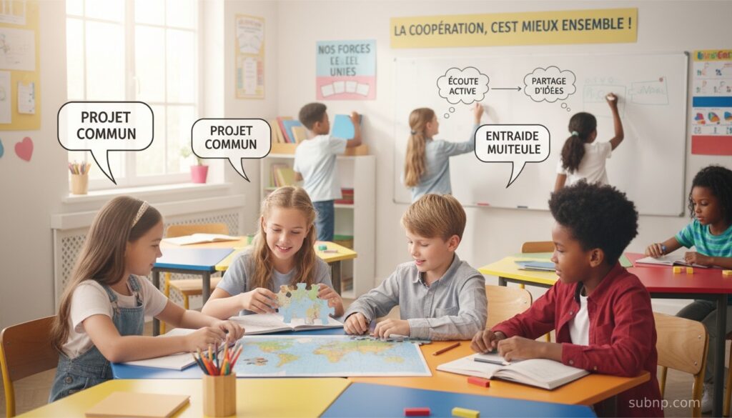 Techniques pour favoriser la coopération entre élèves